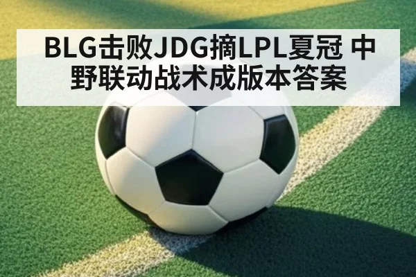 BLG击败JDG摘LPL夏冠 中野联动战术成版本答案